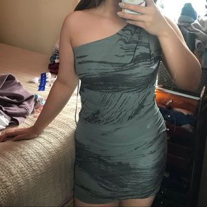 Green Tight Mini Dress